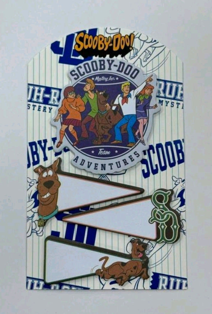 Scooby-Doo sticky notes tab set with character group and white notepads