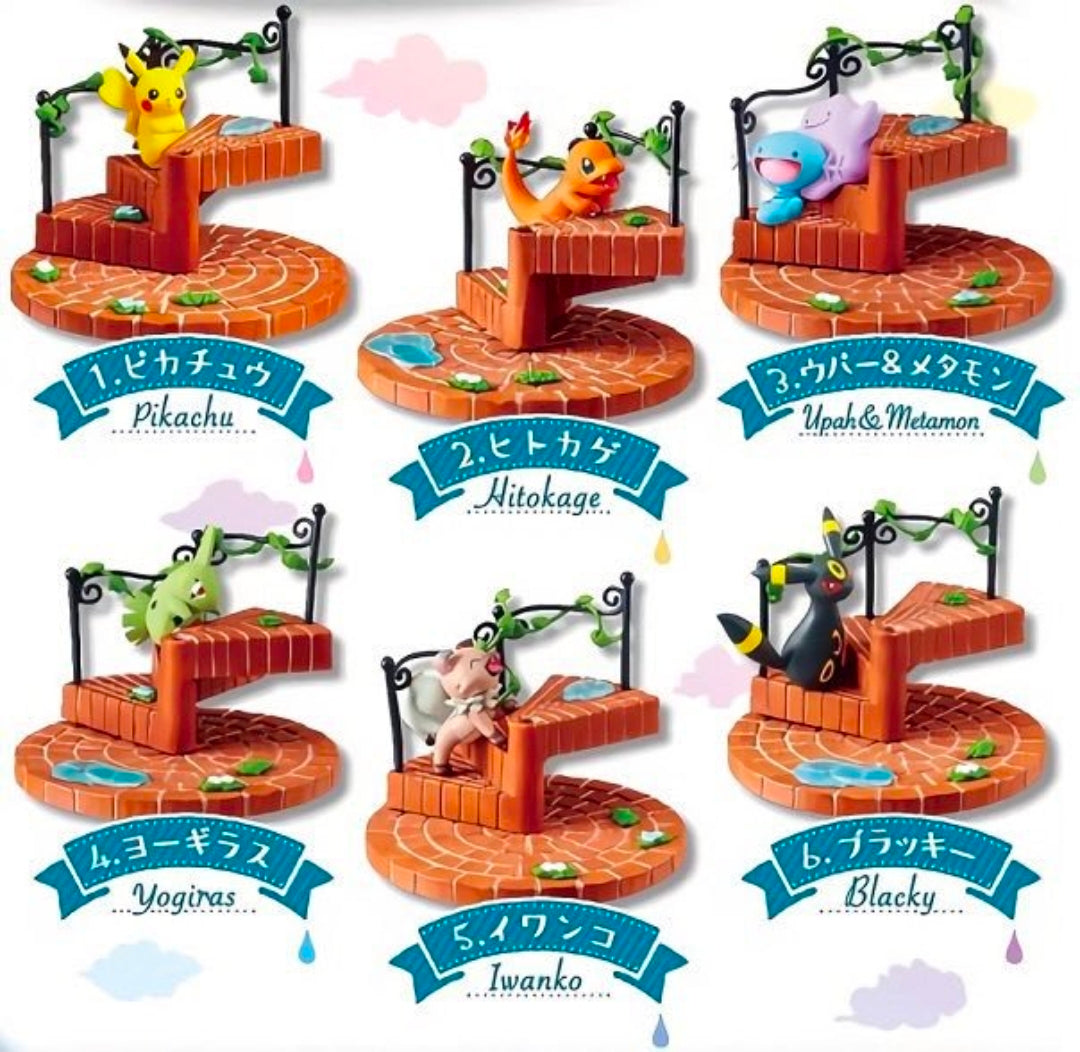 Re-Ment Pokémon Steps 2 Tsunagete Stairs After the Rain 2019 Mini Figure - Choose Your Variant