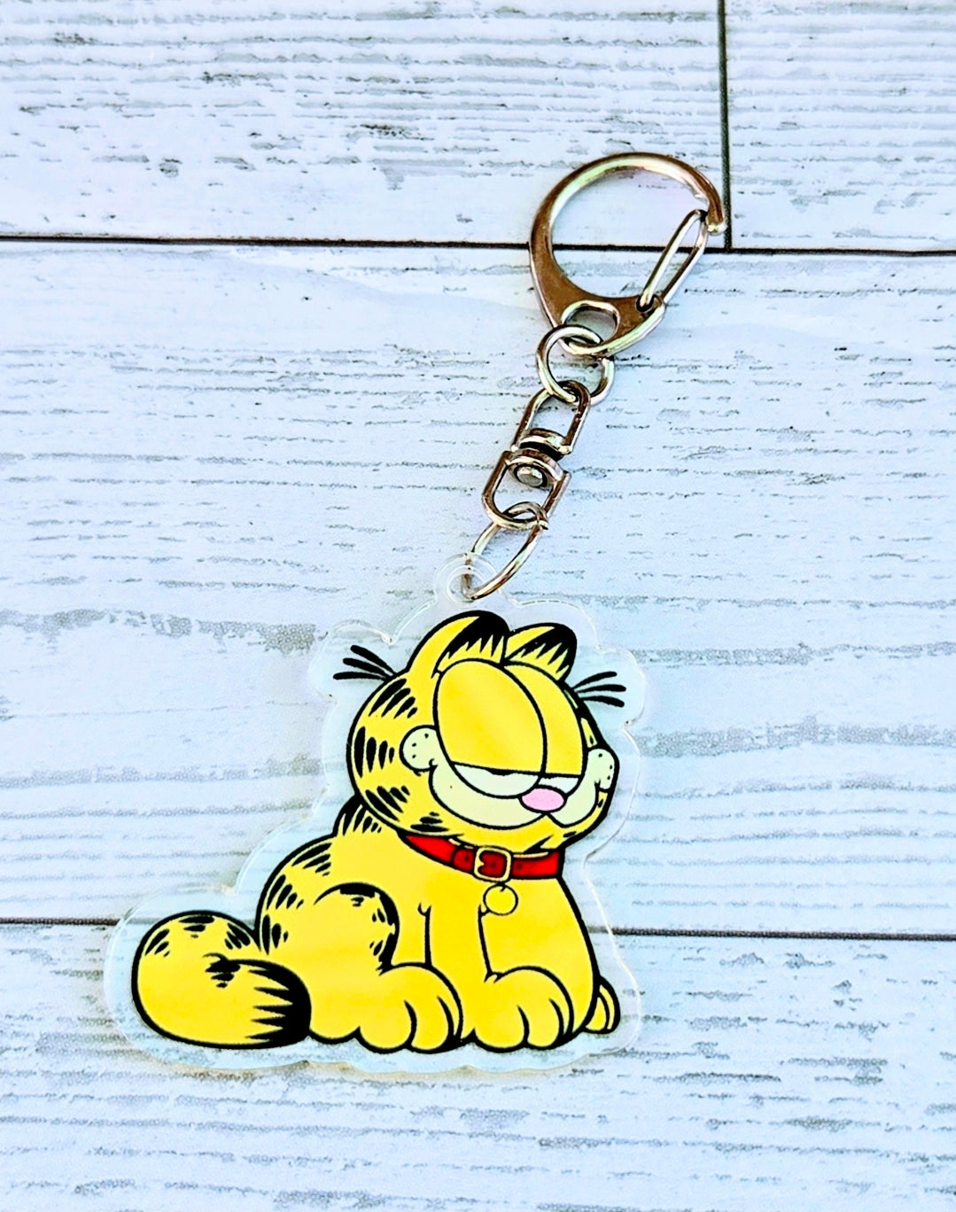 Garfield 2pc Acrylic Keychain Set Friends Odie Nermal & Lasagna Cat