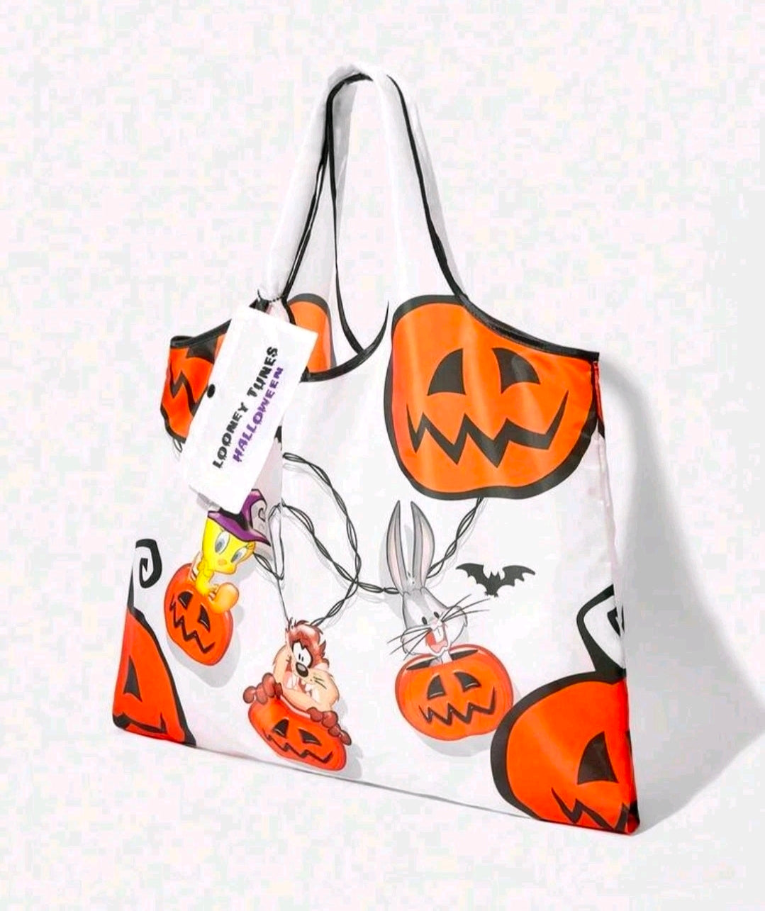 Looney Tunes Halloween Waterproof Foldable Tote Bag