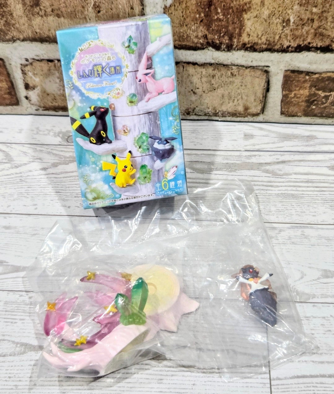 Re-Ment Pokemon Forest 6 Shining Atsumete Complete Unopened Set 6 Figures 2020