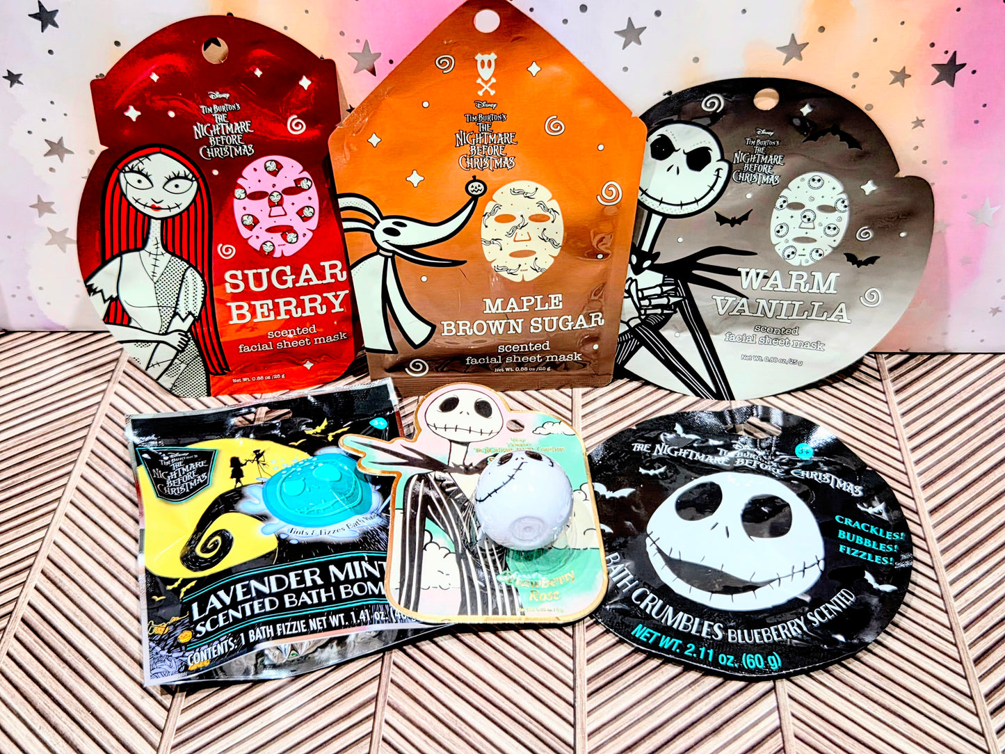 Nightmare Before Christmas Self Care Set - Jack Lip Mask
