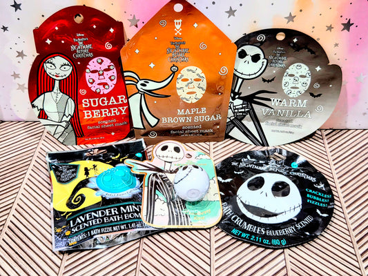 Nightmare Before Christmas Self Care Set - Jack Lip Mask