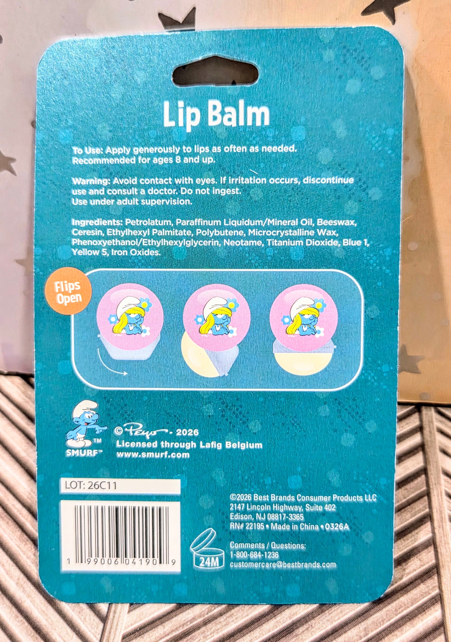 The Smurfs Beauty Set - Lip Balm, Sunglasses & Compact Mirrors