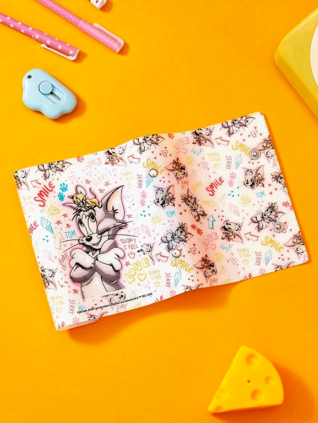 Tom & Jerry A7 6-Ring Binder Planner / Sticker Album +10 Protectors