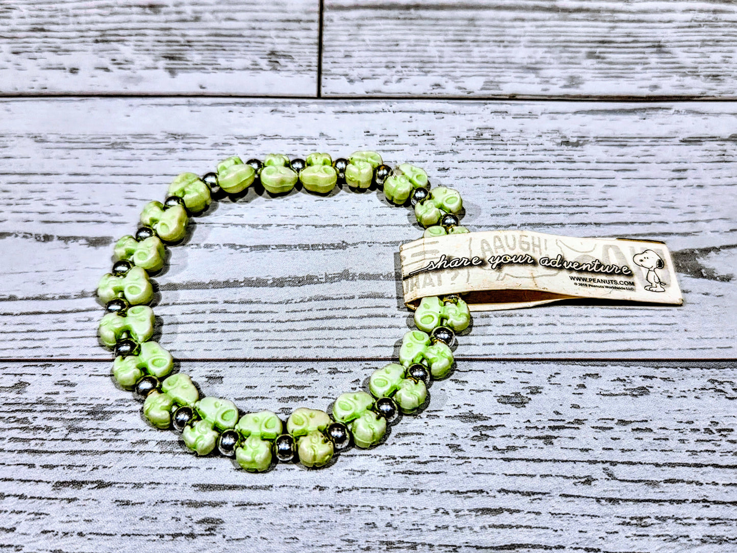 Snoopy Beaded Bracelet Trrtlz Peanuts Colorful Life Choose Variant