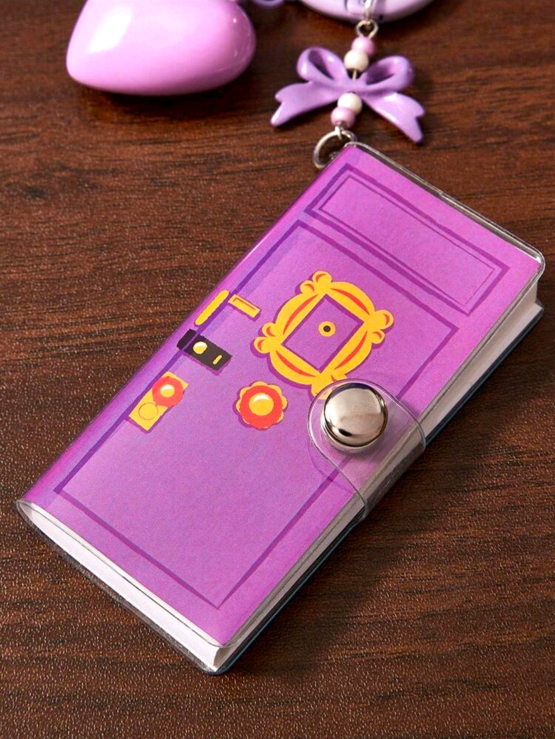 Friends TV Show Mini Notebook Keychain Purple Door