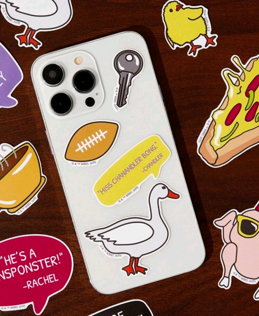 Friends TV Show Large Die Cut Sticker Pack 29pc Licensed WBEI Central Perk Couch Lobster Pivot Quote Decals