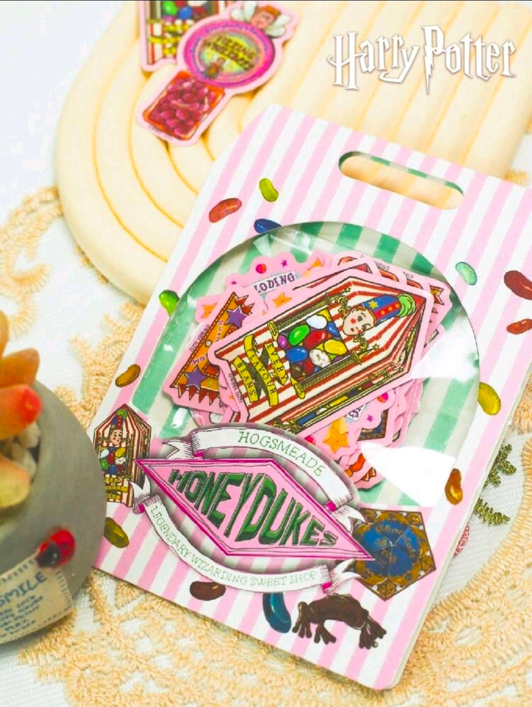 Harry Potter Honeydukes 30pc Sticker Pack Chocolate Frog Exploding Bonbons