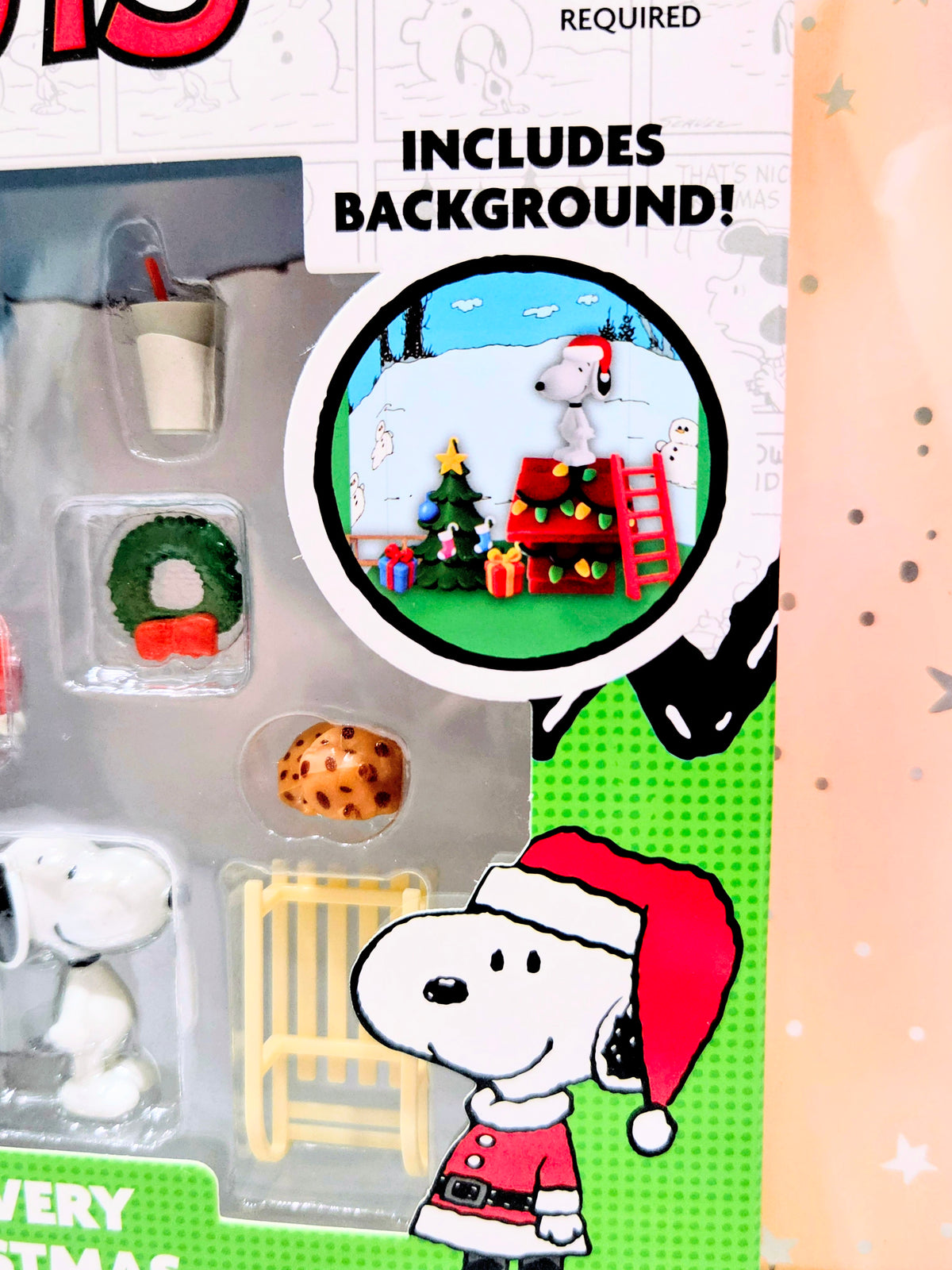 Peanuts Teeny Tinies Snoopy's Very Merry Christmas Mini Playset 14pc