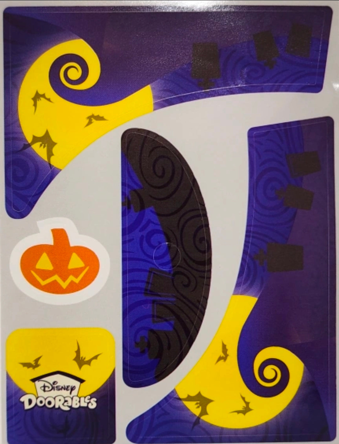 Jack Skellington themed Arcade Hoopz packaging card with purple and yellow graphics