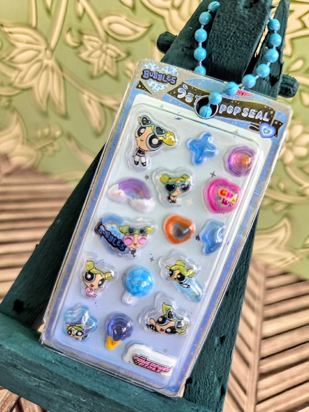 Powerpuff Girls Gashapon Blister Pack 3D Resin Keychain 2.5in