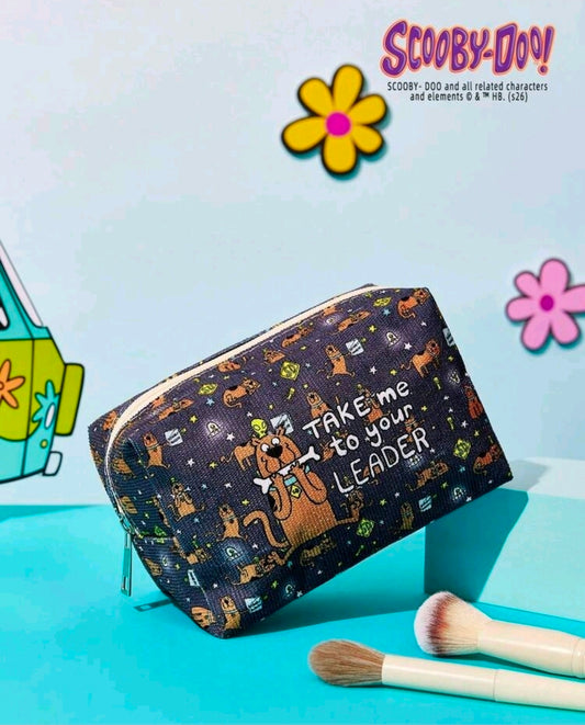 Scooby-Doo Take Me to Your Leader Corduroy Makeup Pencil Pouch