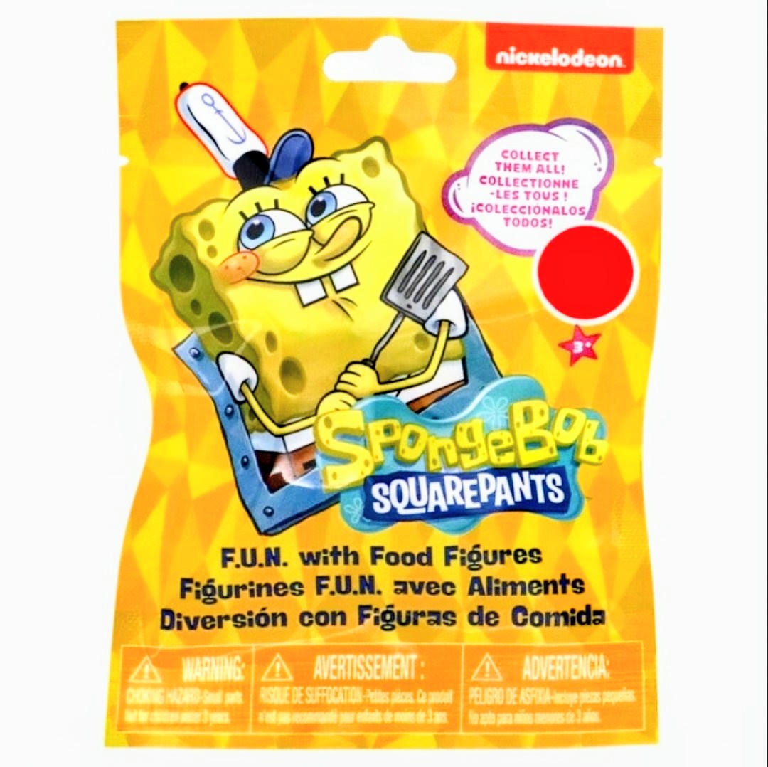 SpongeBob SquarePants F.U.N. with Food figures blind bag packaging