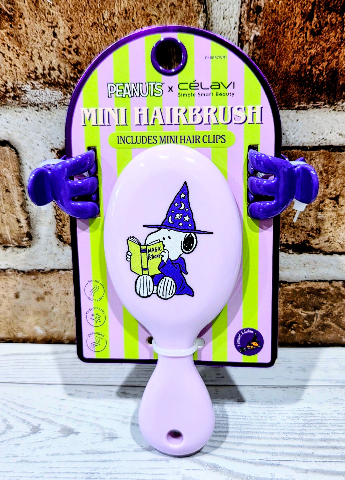 "Hex Appeal" Snoopy Halloween Tweezers, 6pc Nail Files & Mini Brush Gift Set