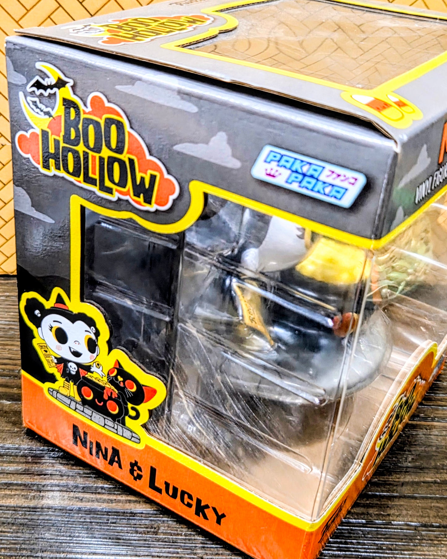 Funko Boo Hollow deluxe figure box, clear front window showing figures inside