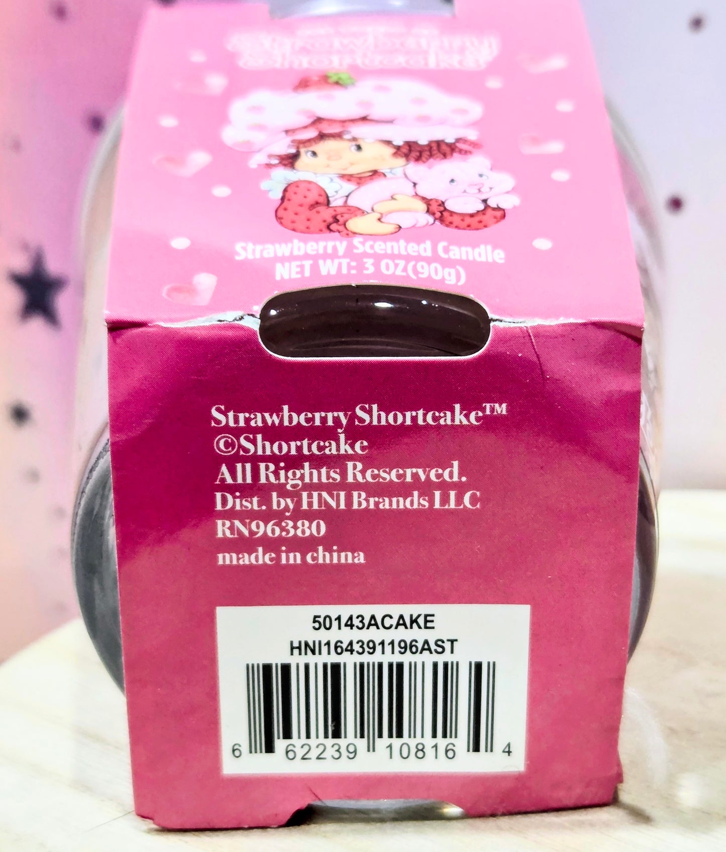 Strawberry Shortcake Candle Set - Strawberry & Plum Scented 3oz