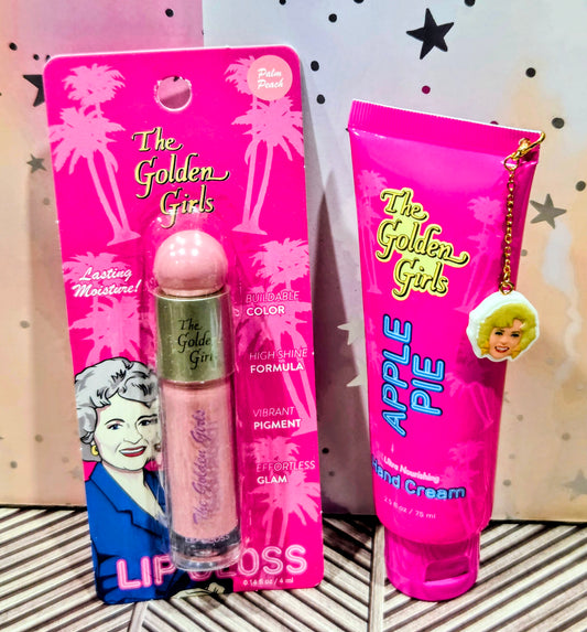 Golden Girls Rose Nylund Betty White Apple Pie Hand Cream & Lip Gloss Duo