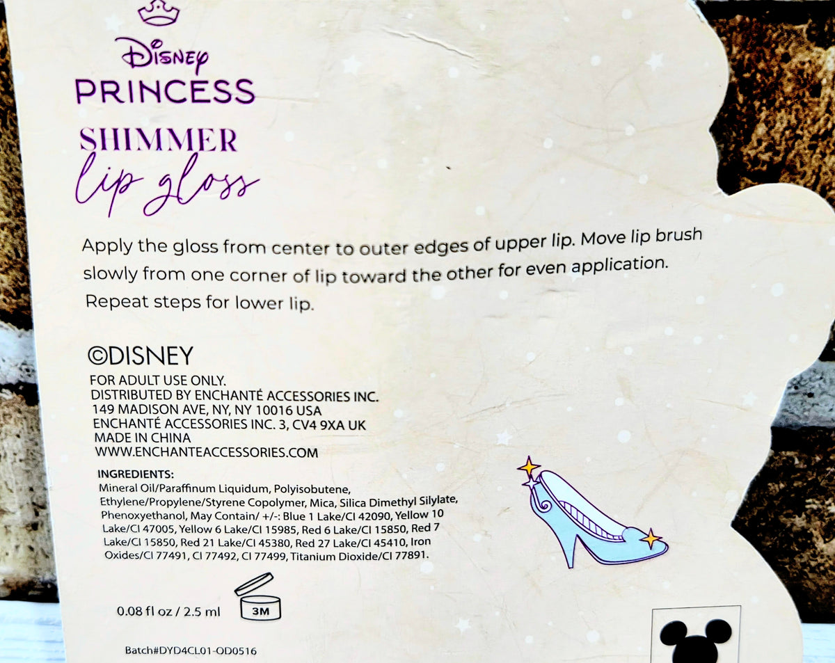 "Glass Slipper Glow" Cinderella Bath Salts, Lip Gloss & Blemish Patches Set