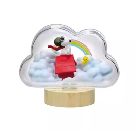 Re-Ment Snoopy Weather Terrarium Sunny After Rain — Sealed