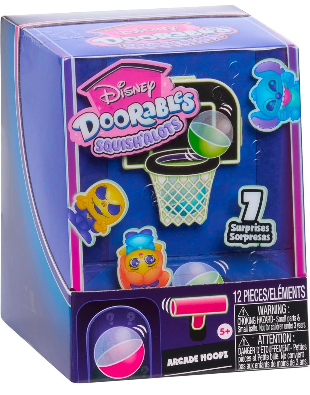 Disney Doorables Squish'Alots Arcade Hoopz Jack Skellington boxed set