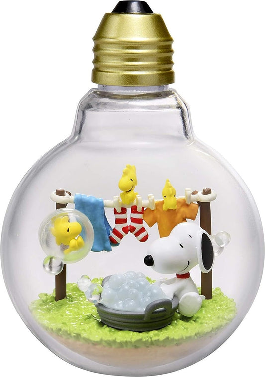 Re-Ment Snoopy Weather Terrarium Sunny Day Laundry — Sealed
