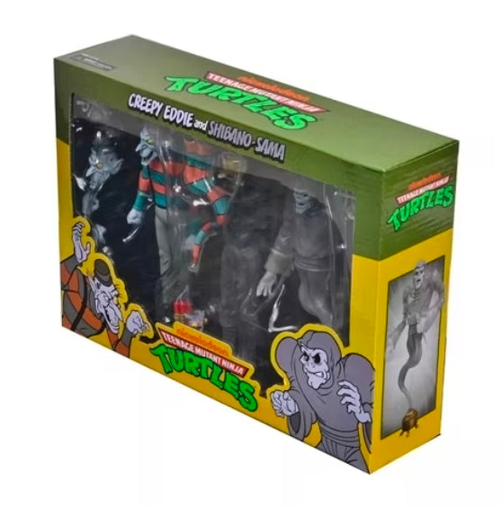 NECA TMNT Saturday Morning Adventures Creepy Eddie & Shibano-Sama 7" Figure Set