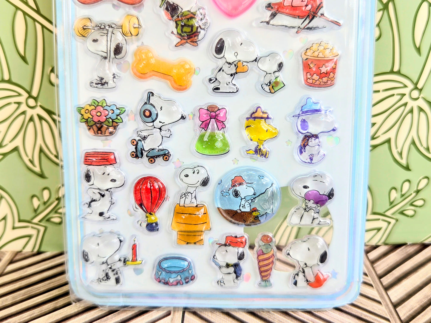 Peanuts Snoopy 3D Raised Acrylic Sticker Sheet