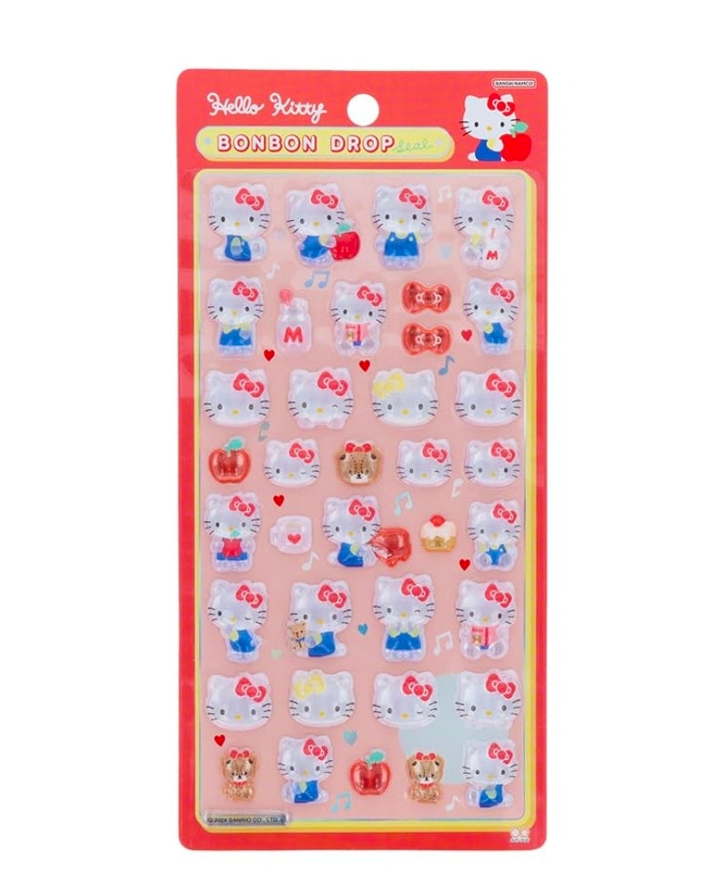 Sanrio Bonbon Drop Seal Sticker Sheets Puffy Resin Acrylic
