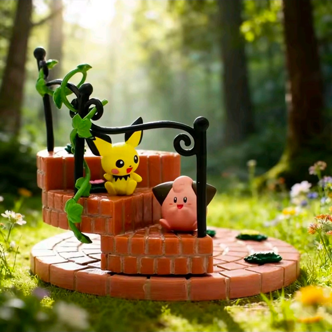 Re-Ment Pokemon's Steps 2019 Spiral Staircase Blind Box Figures