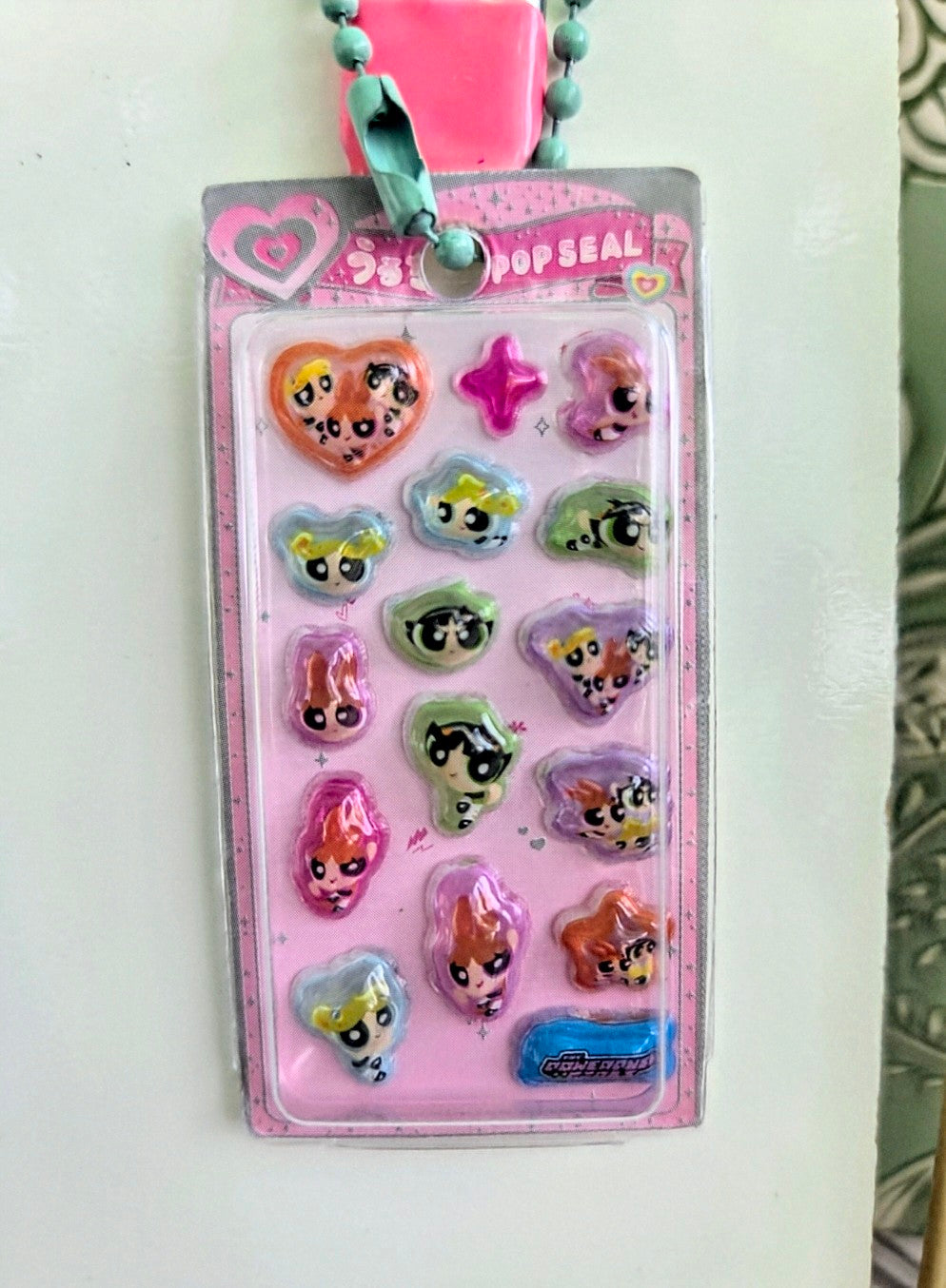 Powerpuff Girls Gashapon Blister Pack 3D Resin Keychain 2.5in