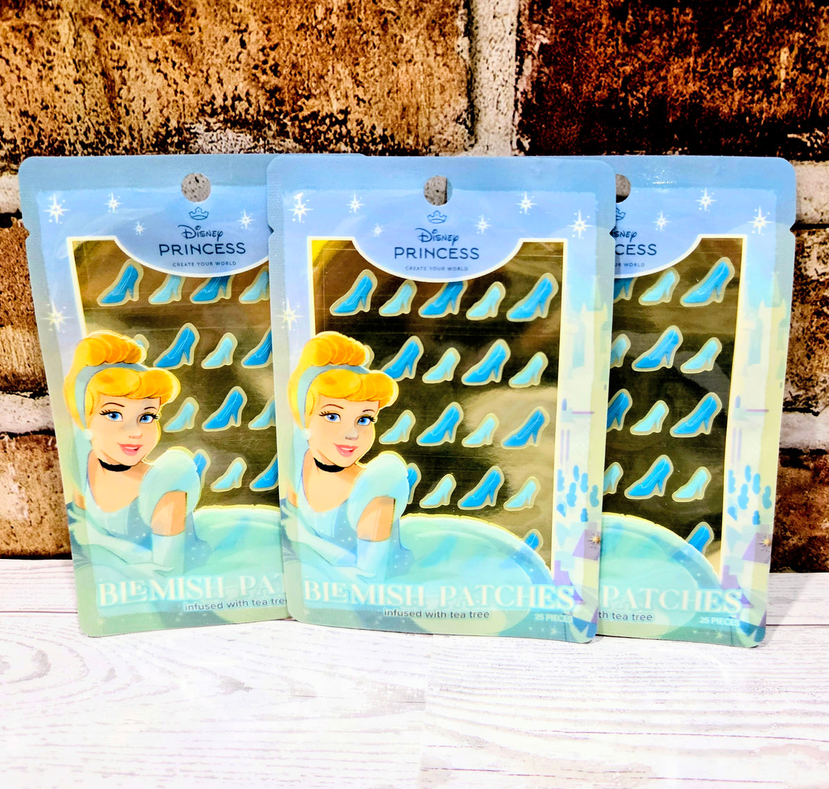 "Glass Slipper Glow" Cinderella Bath Salts, Lip Gloss & Blemish Patches Set