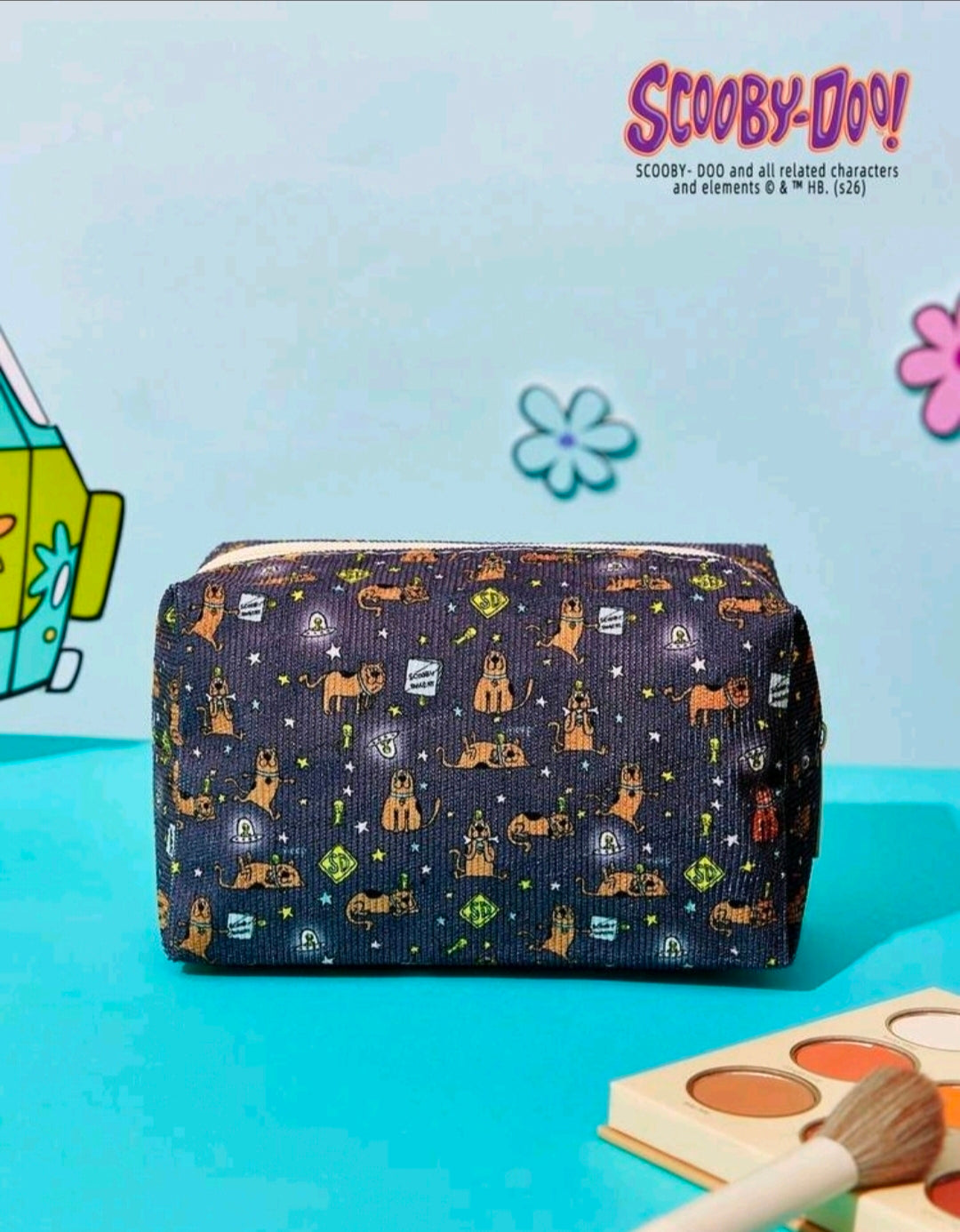 Scooby-Doo Take Me to Your Leader Corduroy Makeup Pencil Pouch