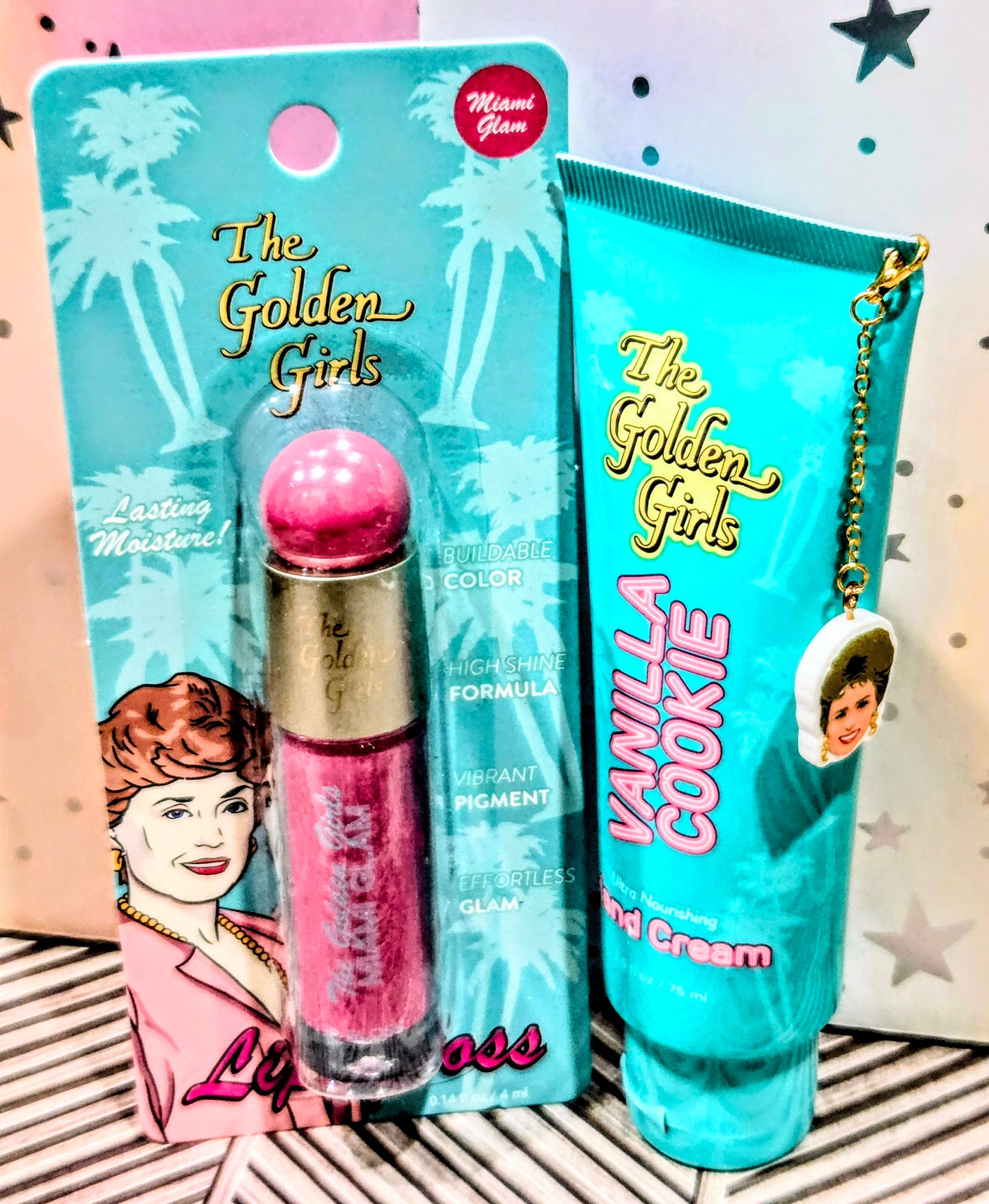 Golden Girls Blanche Devereaux Vanilla Cookie Hand Cream & Lip Gloss Duo
