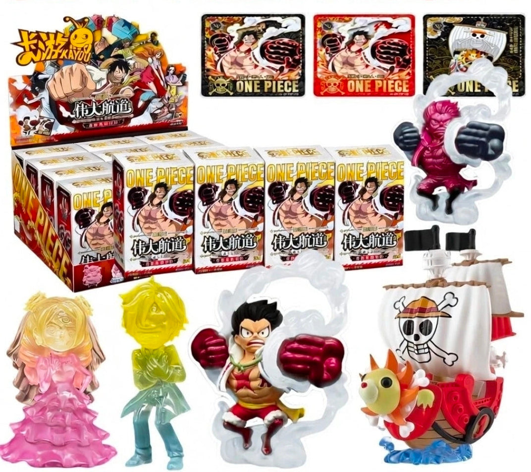 Translucent clear red mini character figure in a boxing stance with bright red fists