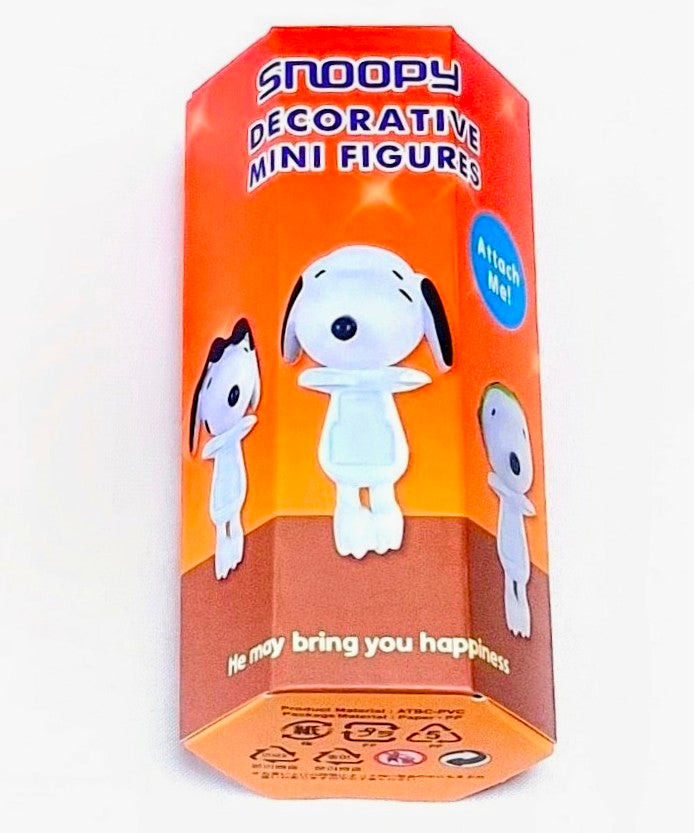 Snoopy decorative mini figures package featuring a blue-capped Olaf clip-on figure