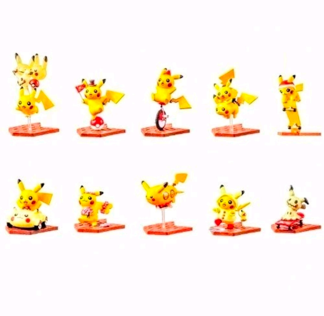 Re-Ment Pokémon Pikachu Parade 2017 — Rare Set of 10