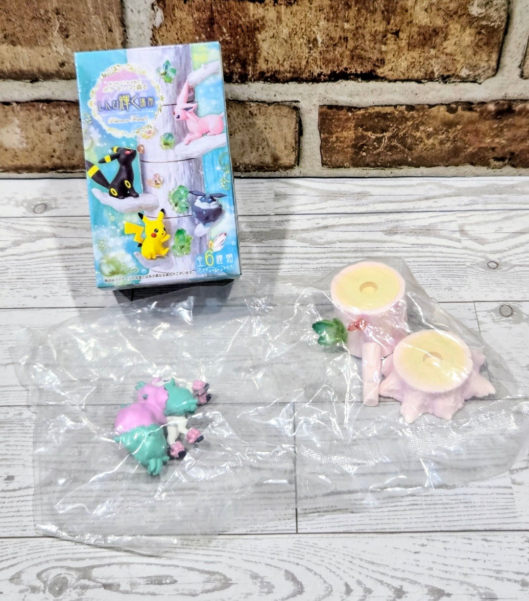 Re-Ment Pokemon Forest 6 Shining Atsumete Complete Unopened Set 6 Figures 2020