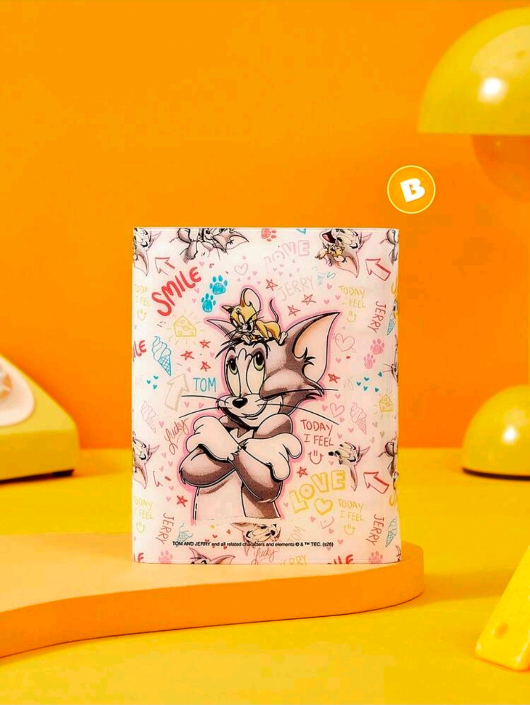 Tom & Jerry A7 6-Ring Binder Planner / Sticker Album +10 Protectors