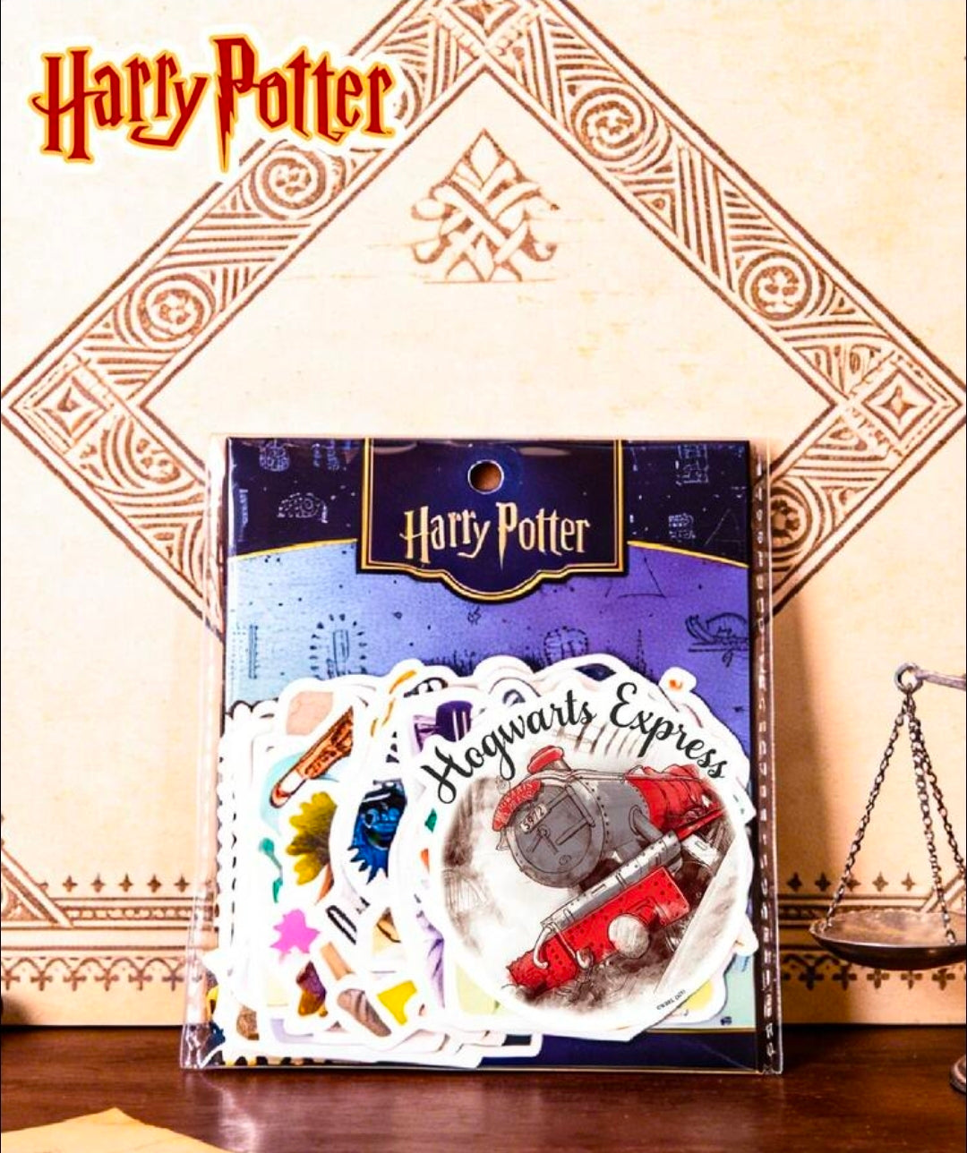 Harry Potter Hogwarts Express 50pc Vinyl Sticker Pack Licensed