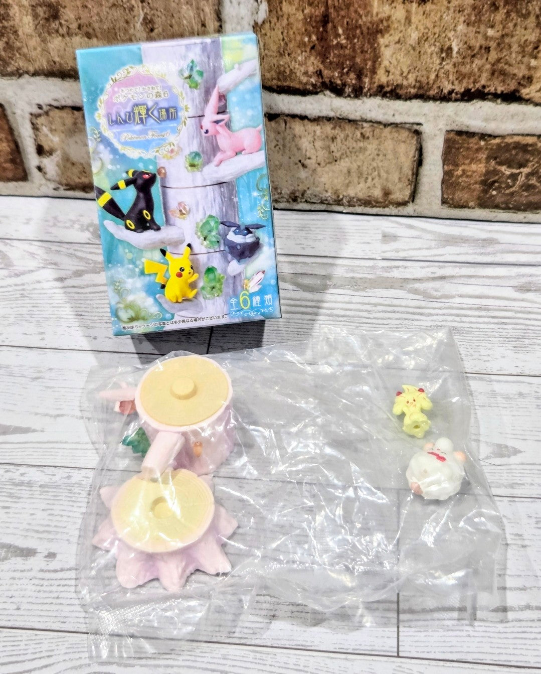 Re-Ment Pokemon Forest 6 Shining Atsumete Complete Unopened Set 6 Figures 2020