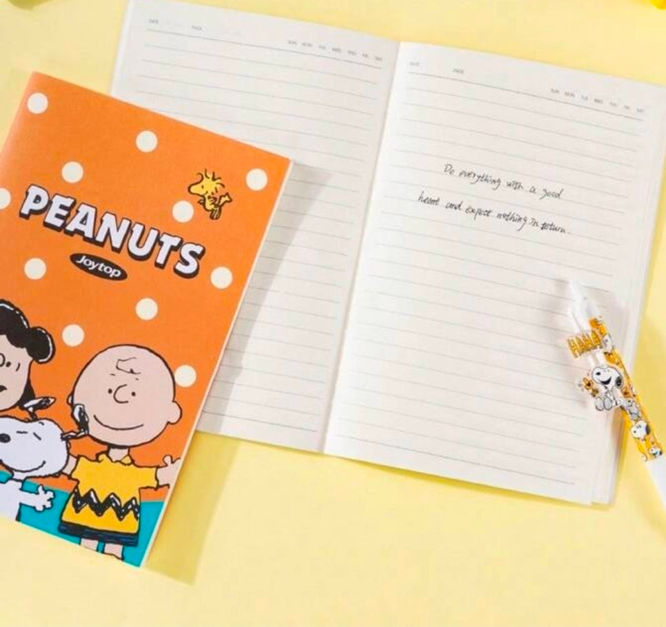 Snoopy Peanuts A5 Notebooks Joytop Set Licensed Journal