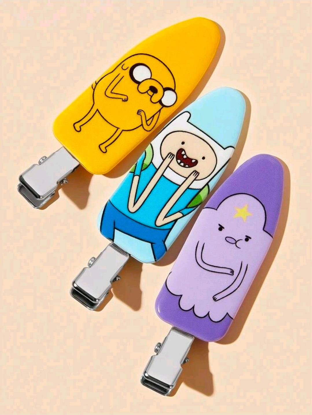 Adventure Time 8pc Hair Clips Set Finn Jake LSP Bubblegum Marceline