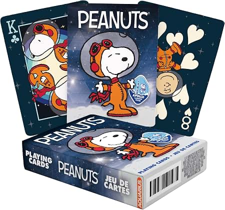 Peanuts Snoopy Apollo Launch Team Playing Cards Aquarius