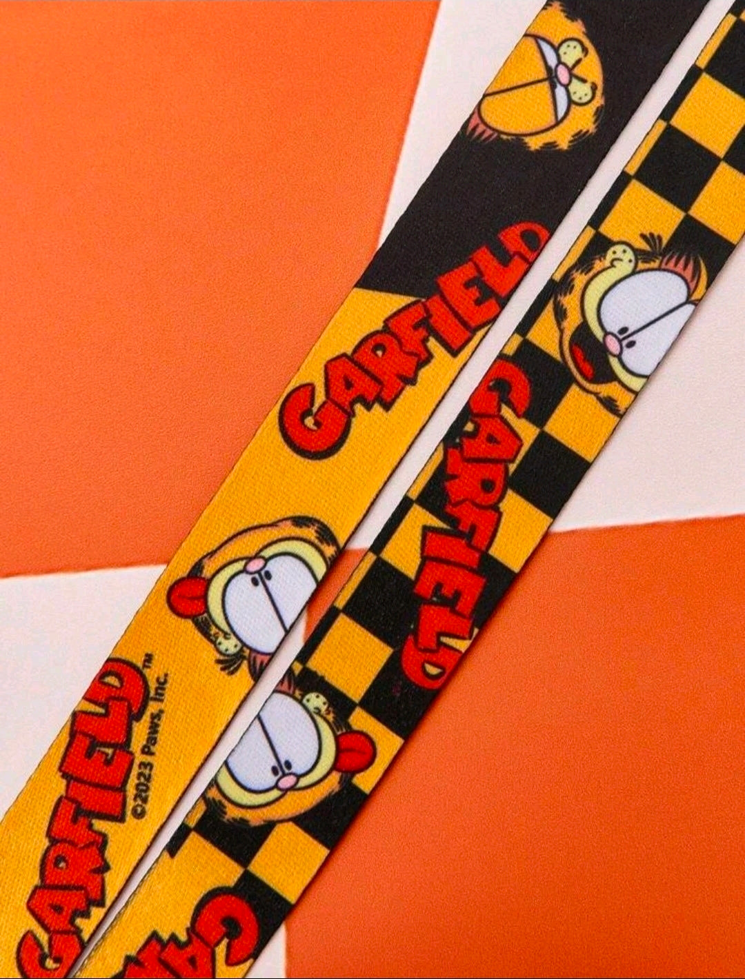 Garfield Lanyard & Badge Holder Set Just Dunk It NEW
