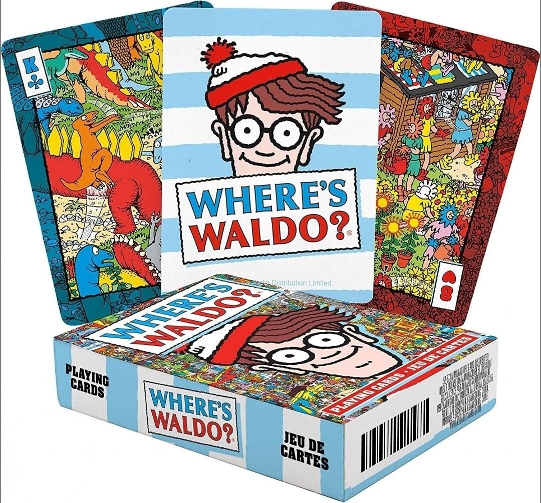 Where's Waldo Playing Cards - Standard Poker Size Aquarius