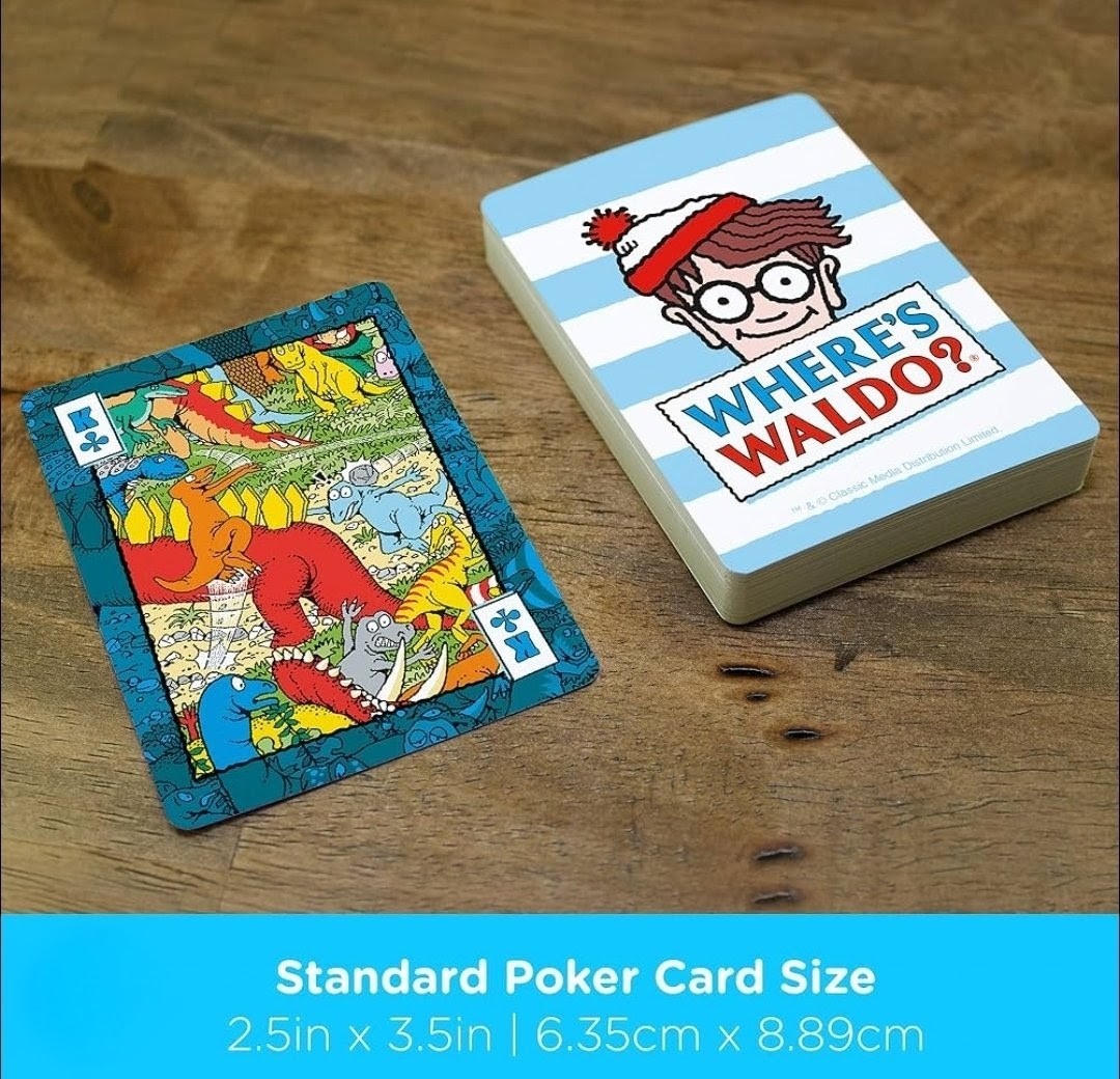 Where's Waldo Playing Cards - Standard Poker Size Aquarius