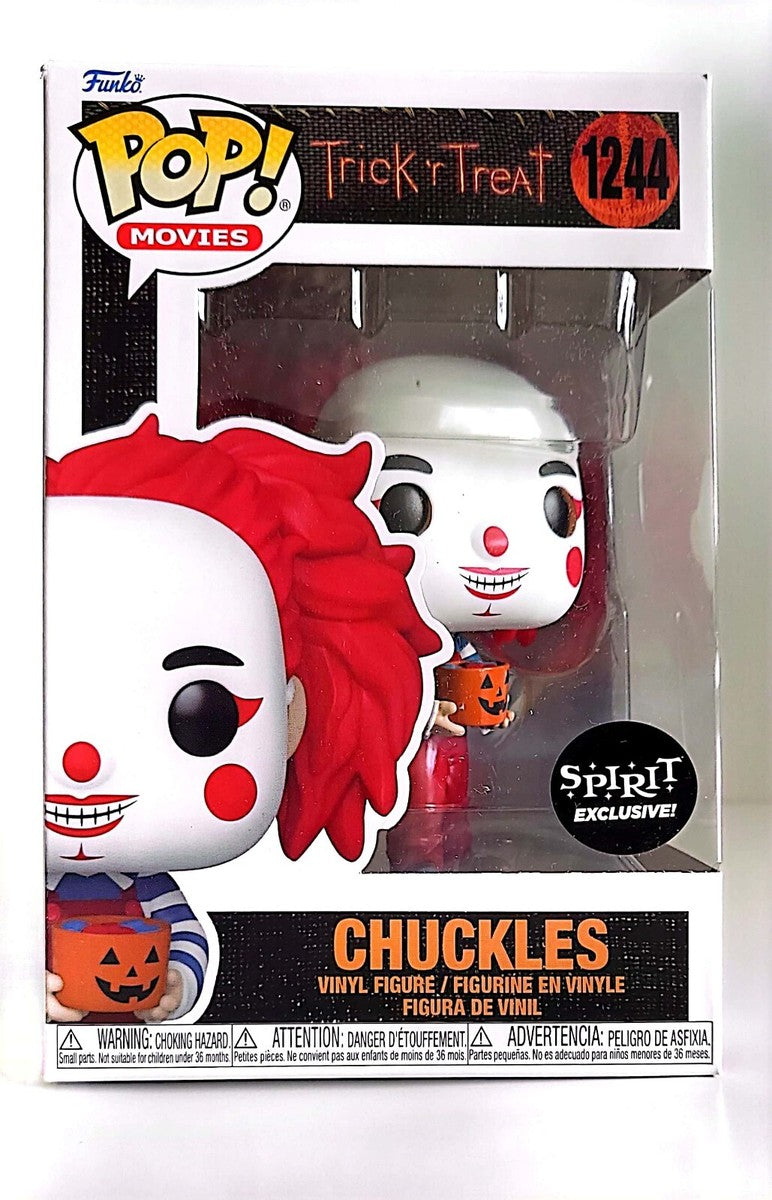 Chuckles Funko Pop! Spirit exclusive vinyl figure in window box, red hair and pumpkin