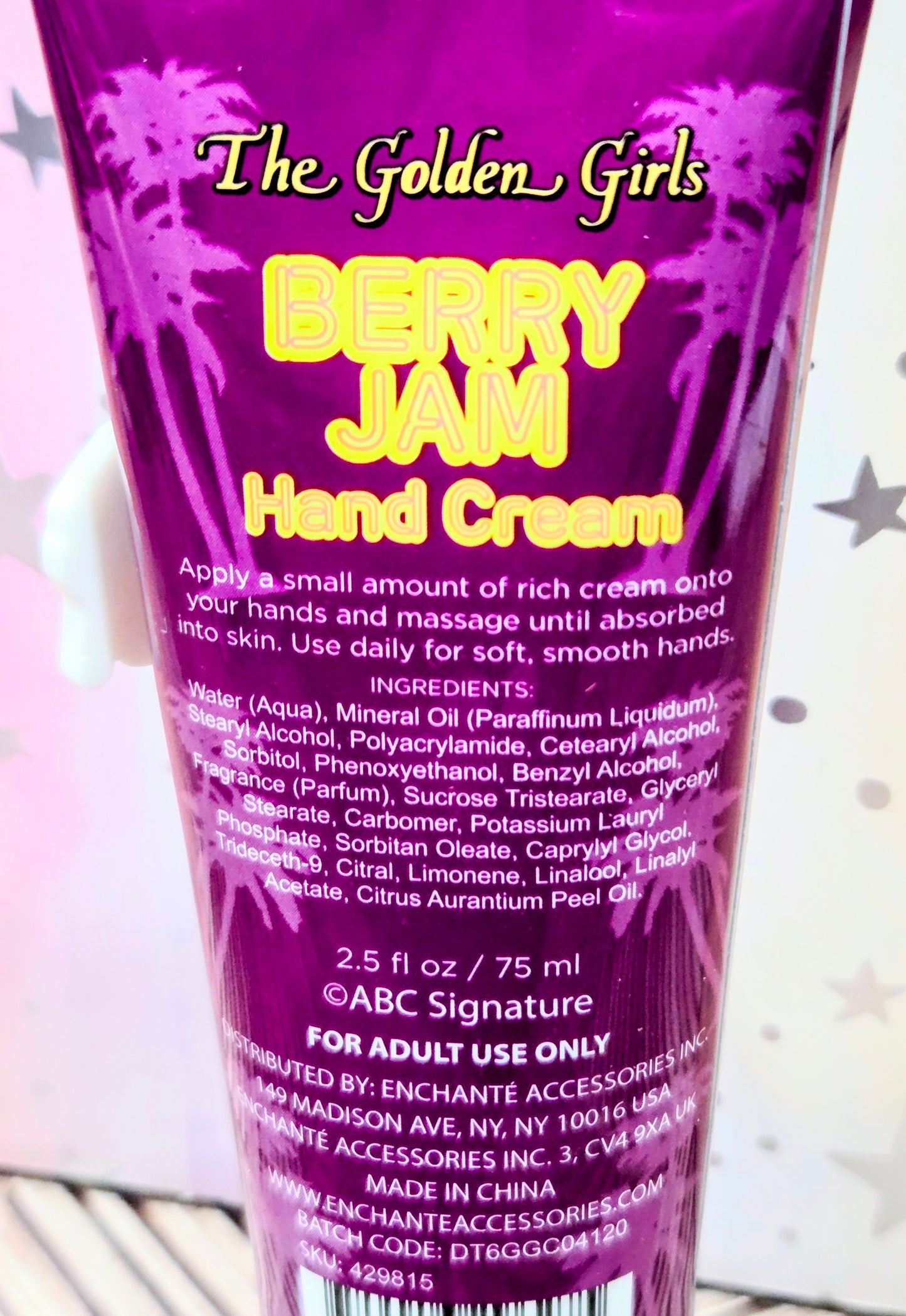 Golden Girls Dorothy Zbornak Berry Jam Hand Cream & Lip Gloss Duo