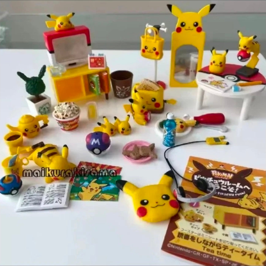 Re-Ment Welcome to Pikachu's Room 2016 Mini Figure Set - Choose Your Variant